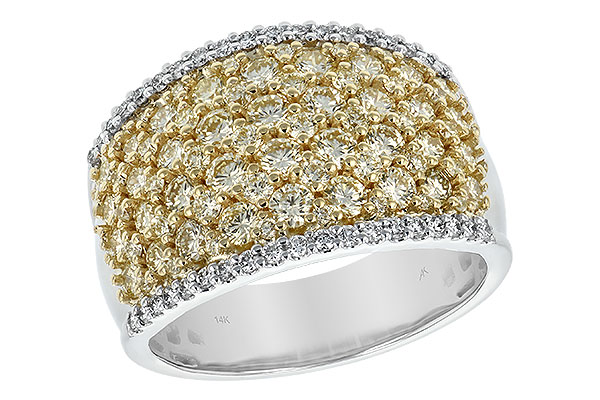 H244-29403: LDS DIA WED RG 1.82 YELLOW DIAS 2.02 TW
