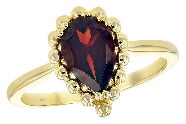 H244-31258: LDS GARNET RING 1.38 CT