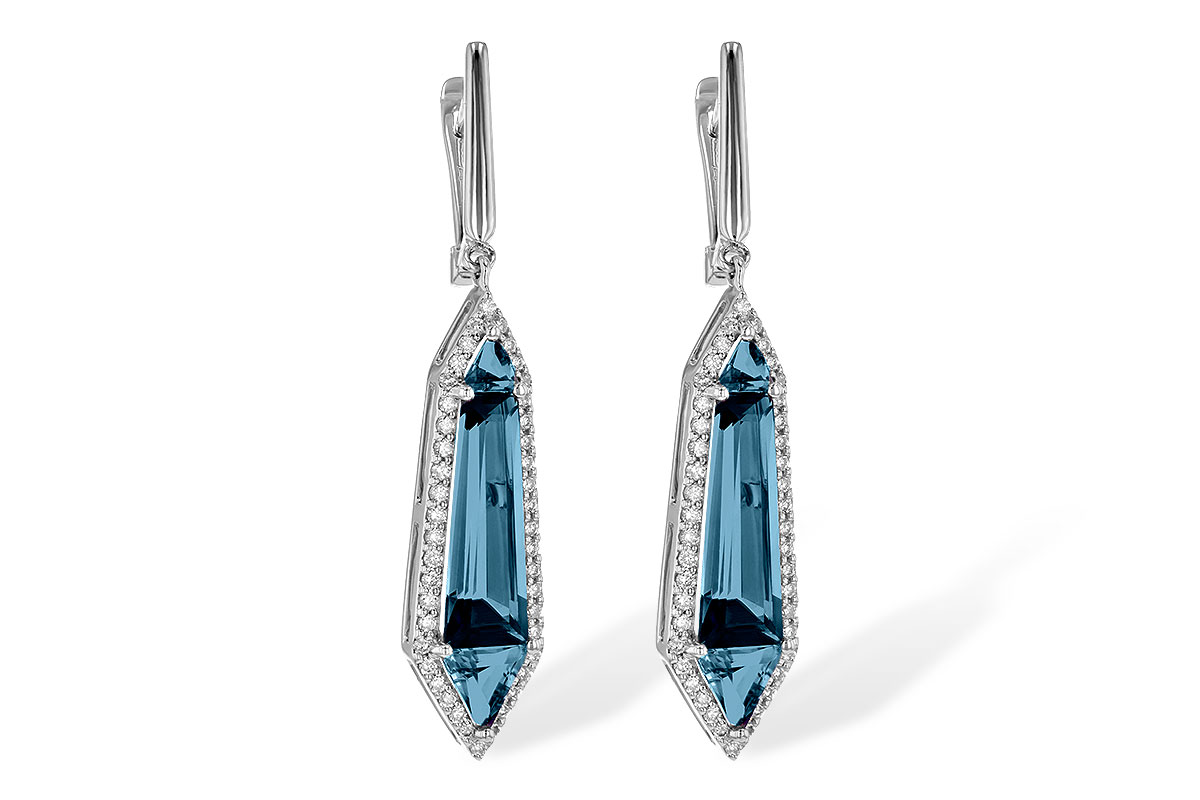 H245-21194: EARR 5.25 LONDON BLUE TOPAZ 5.67 TGW