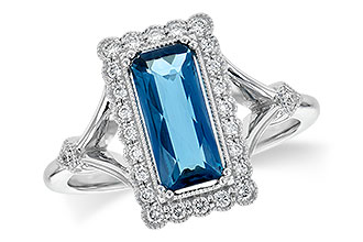 H245-23985: LDS RG 1.58 LONDON BLUE TOPAZ 1.75 TGW