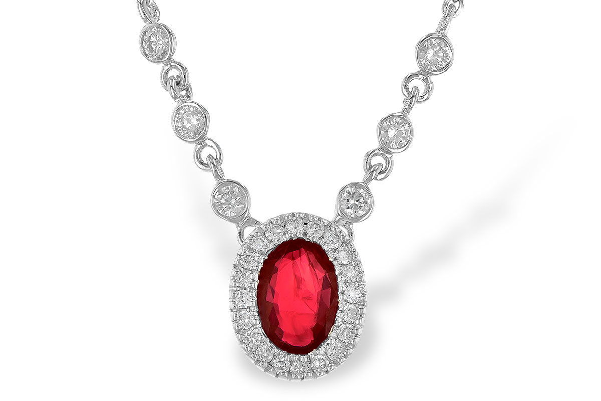 H245-24831: NECK .70 RUBY .94 TGW (17")