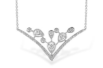 H327-94840: NECKLACE .45 TW