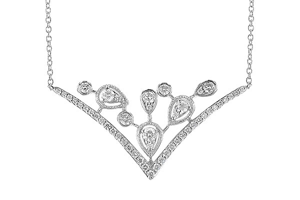 H327-94840: NECKLACE .45 TW