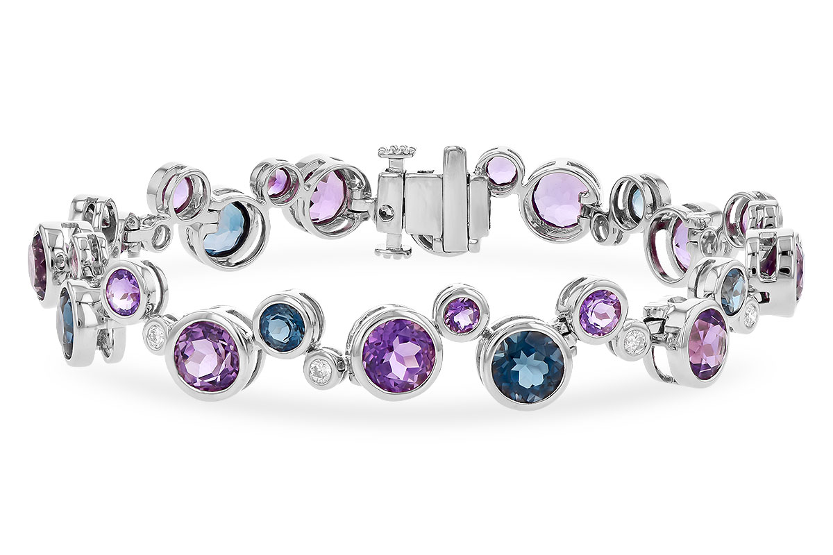 H327-97567: BRACELET 13.90 SEMI-PREC 14.20 TGW