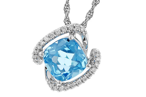 H328-85785: NECK 2.61 BLUE TOPAZ 2.72 TGW