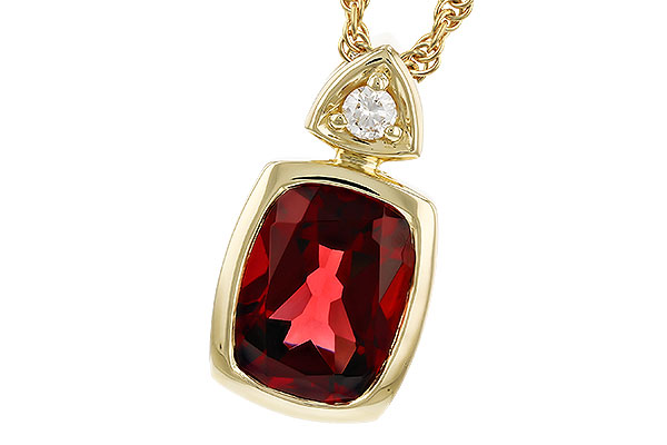 H328-85794: NECK 1.52 TW GARNET 1.55 TGW (8x6MM GAR)