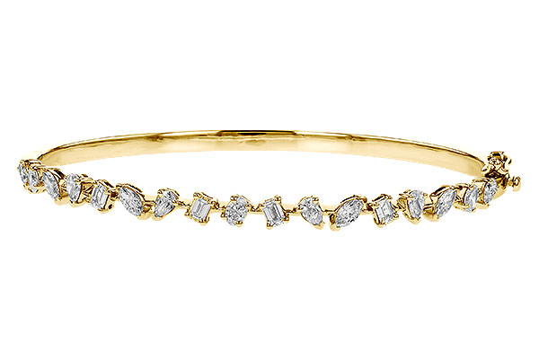 H328-89440: BANGLE 1.70 TW FANCY CUT DIAS