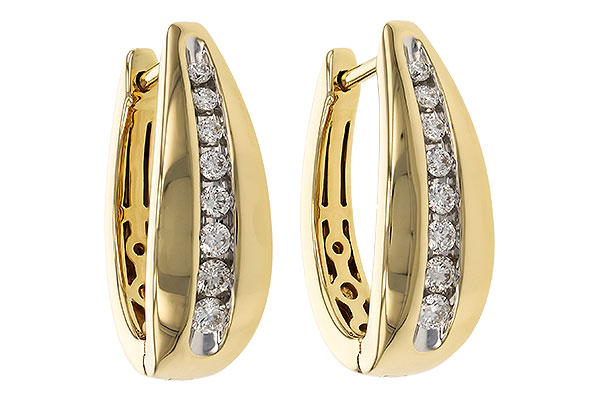 H328-90285: EARRINGS .40 TW
