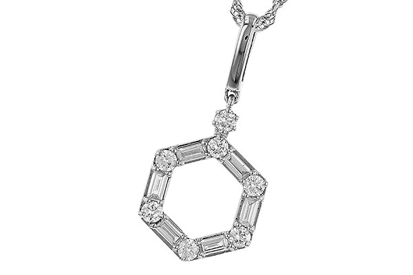 H329-73085: NECKLACE .14 BAG .35 TW