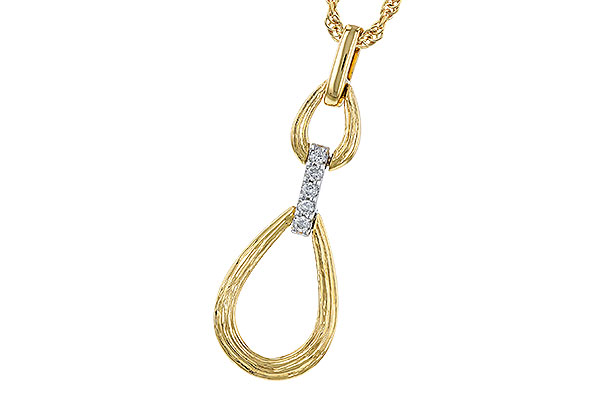 H329-73922: NECKLACE .04 TW