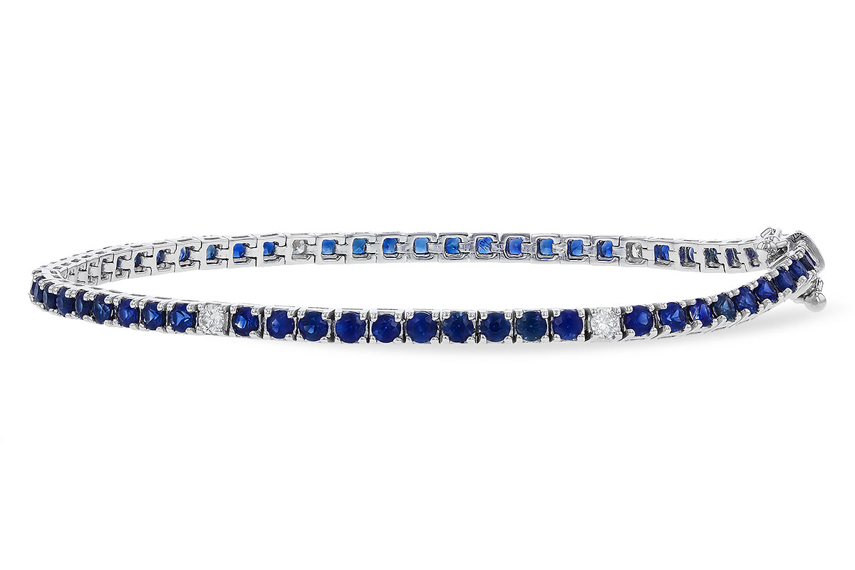 H329-73976: BRACELET 3.27 TW SAPP 3.52 TGW (7")