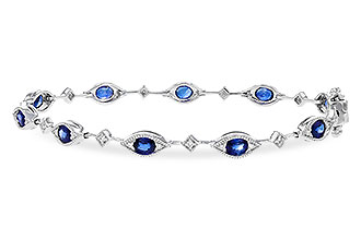 H329-73985: BRACELET 2.31 SAPPHIRE 2.50 TGW (7")