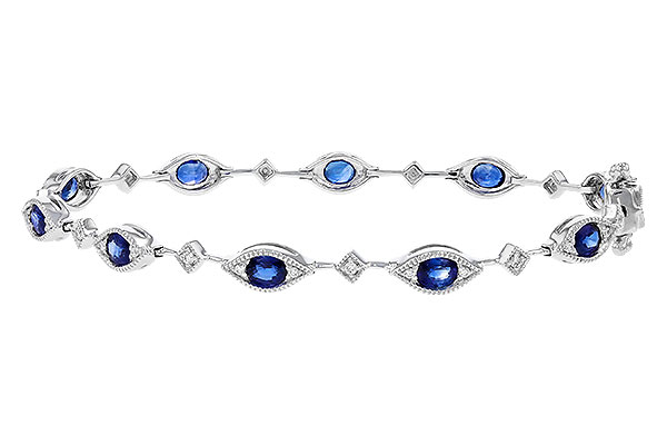 H329-73985: BRACELET 2.31 SAPPHIRE 2.50 TGW (7")