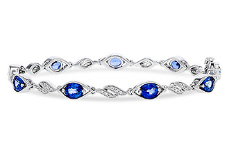 H329-74903: BRACELET 4.02 SAPPHIRE 4.26 TGW (7")