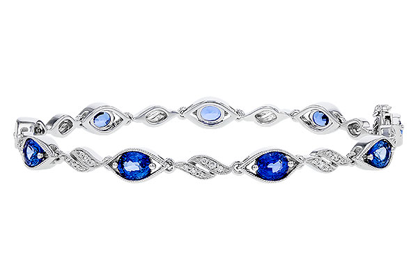H329-74903: BRACELET 4.02 SAPPHIRE 4.26 TGW (7")