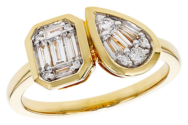 H329-80340: LDS DIA RG .17 TW BAGUETTE .25 TW