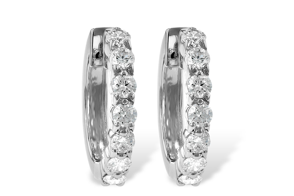 K056-12103: EARRINGS 1.00 CT TW