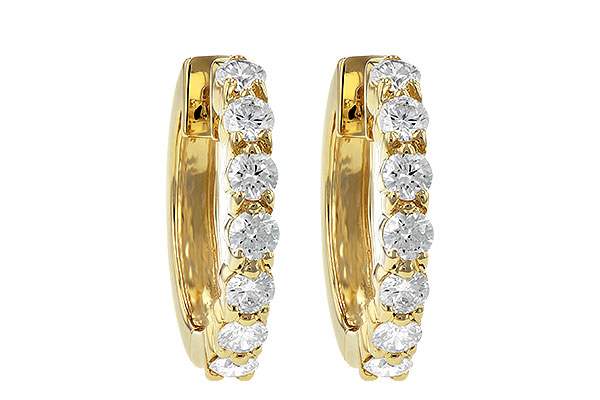 K056-12103: EARRINGS 1.00 CT TW