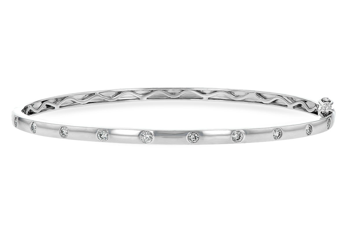 K244-32131: BANGLE BRACELET .40 TW