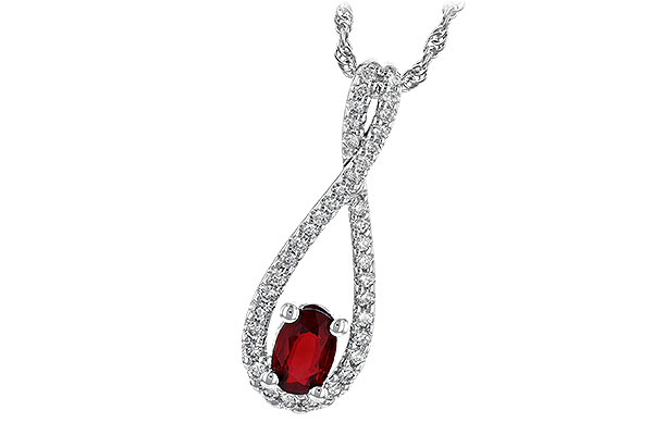 K245-20303: NECK .50 RUBY .74 TGW