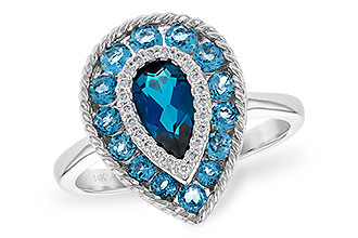 K245-22167: LDS RG 1.52 TW BLUE TOPAZ 1.60 TGW