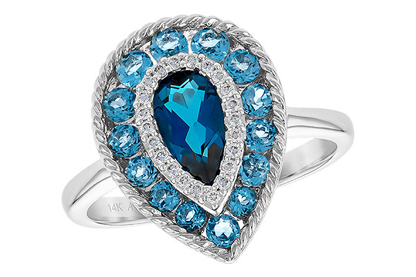 K245-22167: LDS RG 1.52 TW BLUE TOPAZ 1.60 TGW