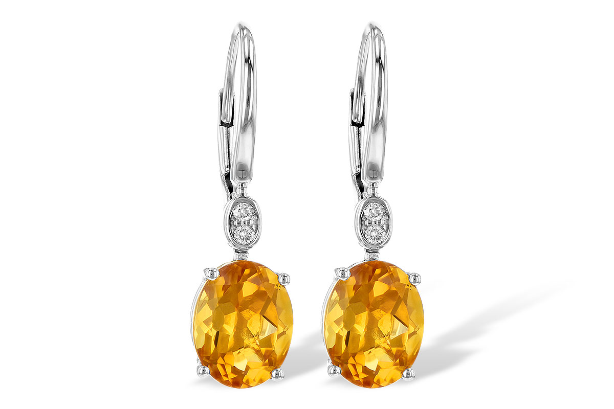 K245-26640: EARR 3.20 TW CITRINE 3.25 TGW (9x7MM CIT)