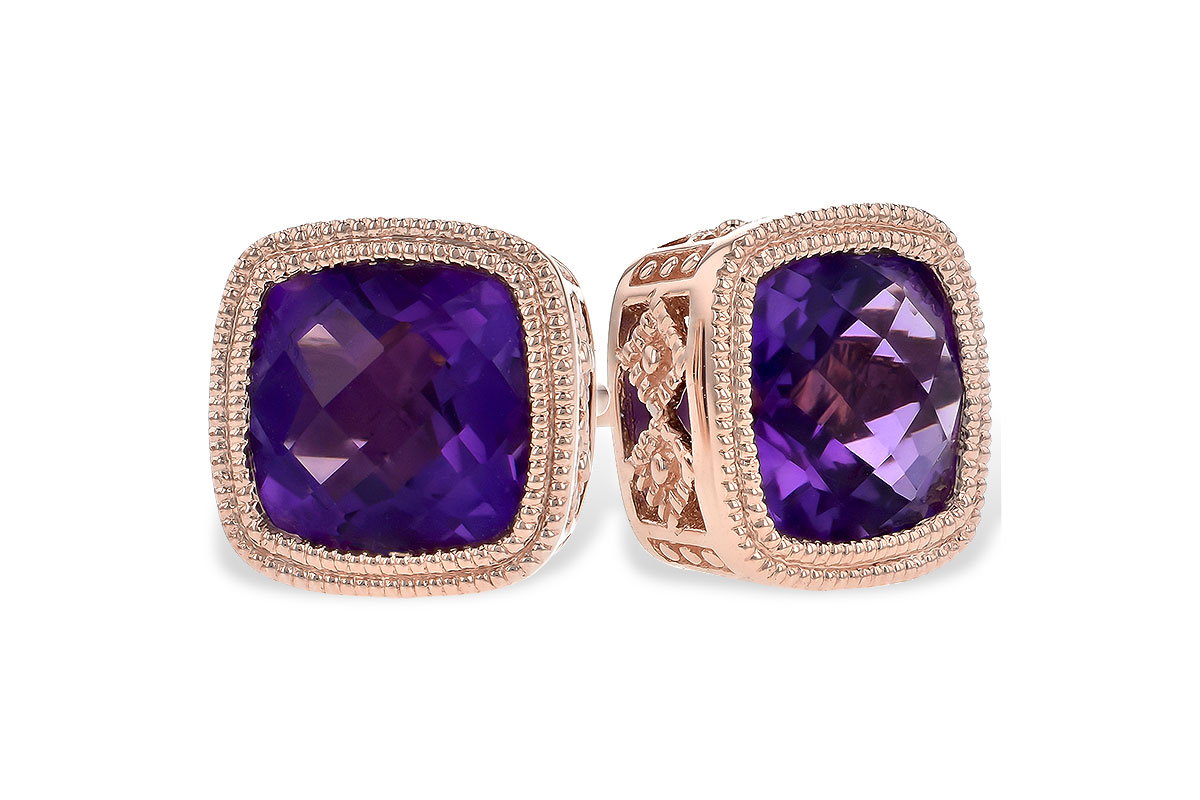 K327-92094: EARR 1.70 TW AMETHYST