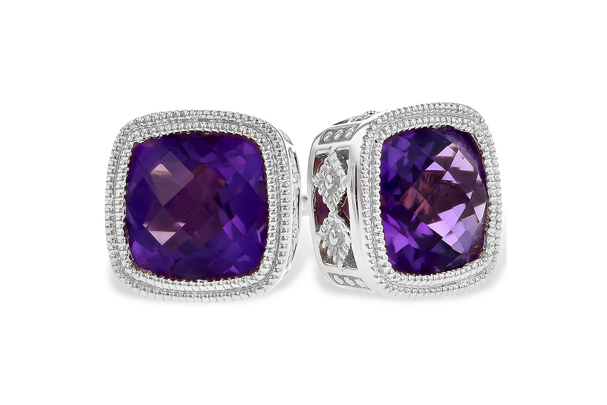 K327-92094: EARR 1.70 TW AMETHYST