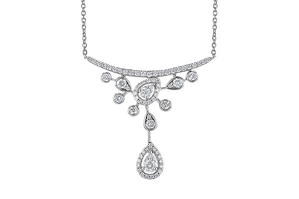 K327-94831: NECKLACE .65 TW