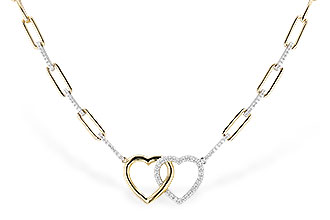 K328-85731: NECKLACE .52 TW