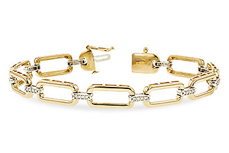 K328-87576: BRACELET .25 TW (7.5" - L244-33049 WITH LARGER LINKS)