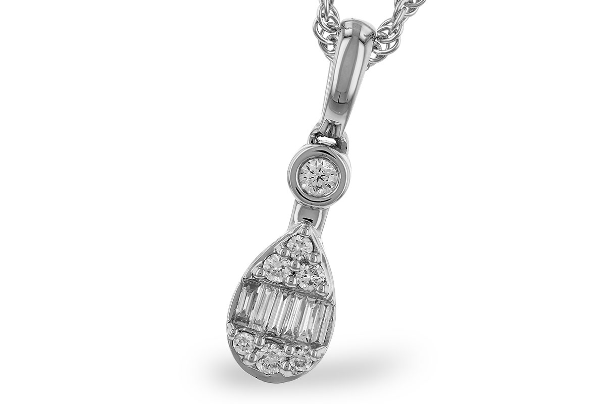 K329-73912: NECKLACE .05 BAG .14 TW