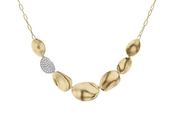 K329-73985: NECKLACE .38 TW (18")