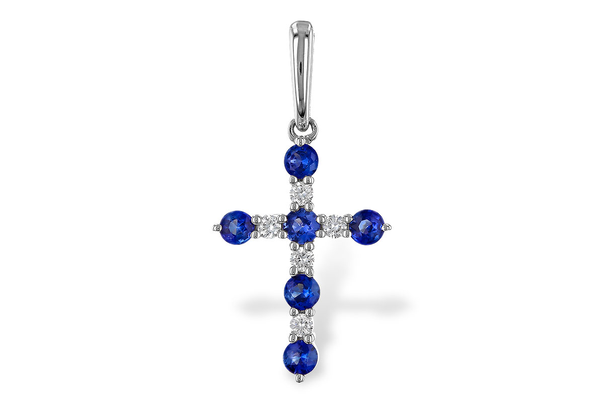 K329-74831: PENDANT .34 TW SAPP .42 TGW