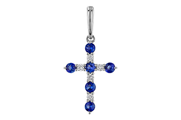 K329-74831: PENDANT .34 TW SAPP .42 TGW