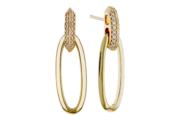 K329-76640: EARRINGS .15 TW
