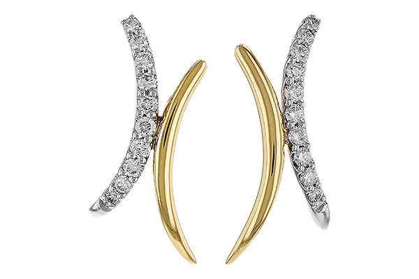 K329-77612: EARRINGS .15 TW