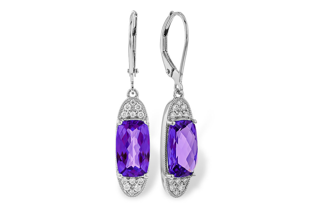 K329-77631: EARR 3.20 TW AMETHYST 3.36 TGW