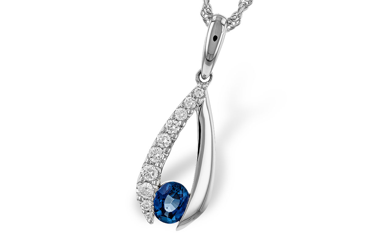 K329-78458: NECKLACE .38 SAPP .54 TGW (5x4 SAPP)