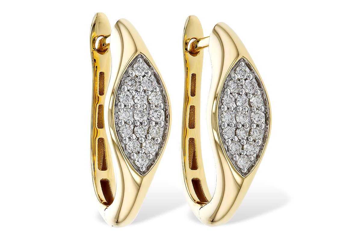 K329-80276: EARRINGS .25 TW