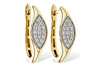 K329-80276: EARRINGS .25 TW