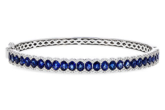 K329-80285: BANGLE 5.09 TW SAPPHIRE 5.65 TGW