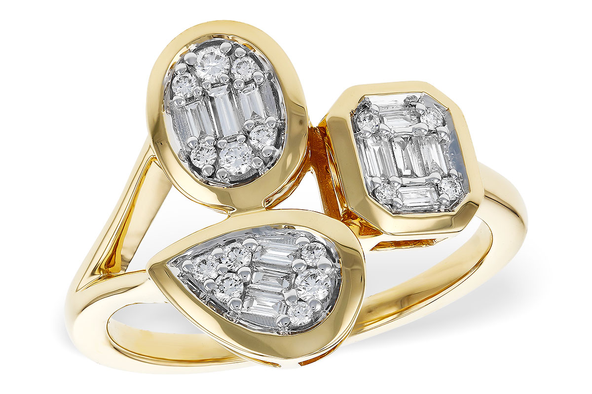 K329-81240: LDS DIA RG .12 TW BAGUETTE .25 TW