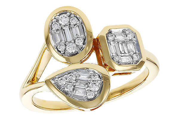 K329-81240: LDS DIA RG .12 TW BAGUETTE .25 TW