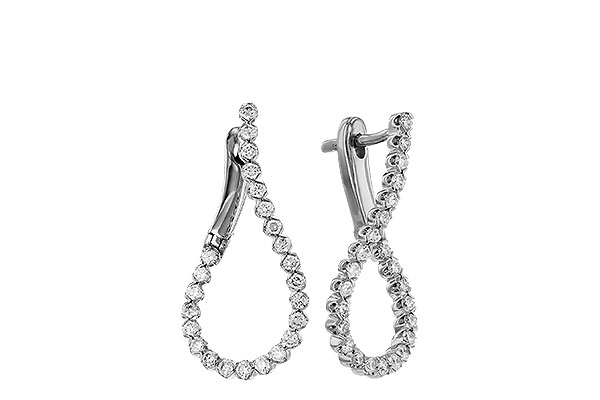 K330-63958: EARRINGS .50 TW