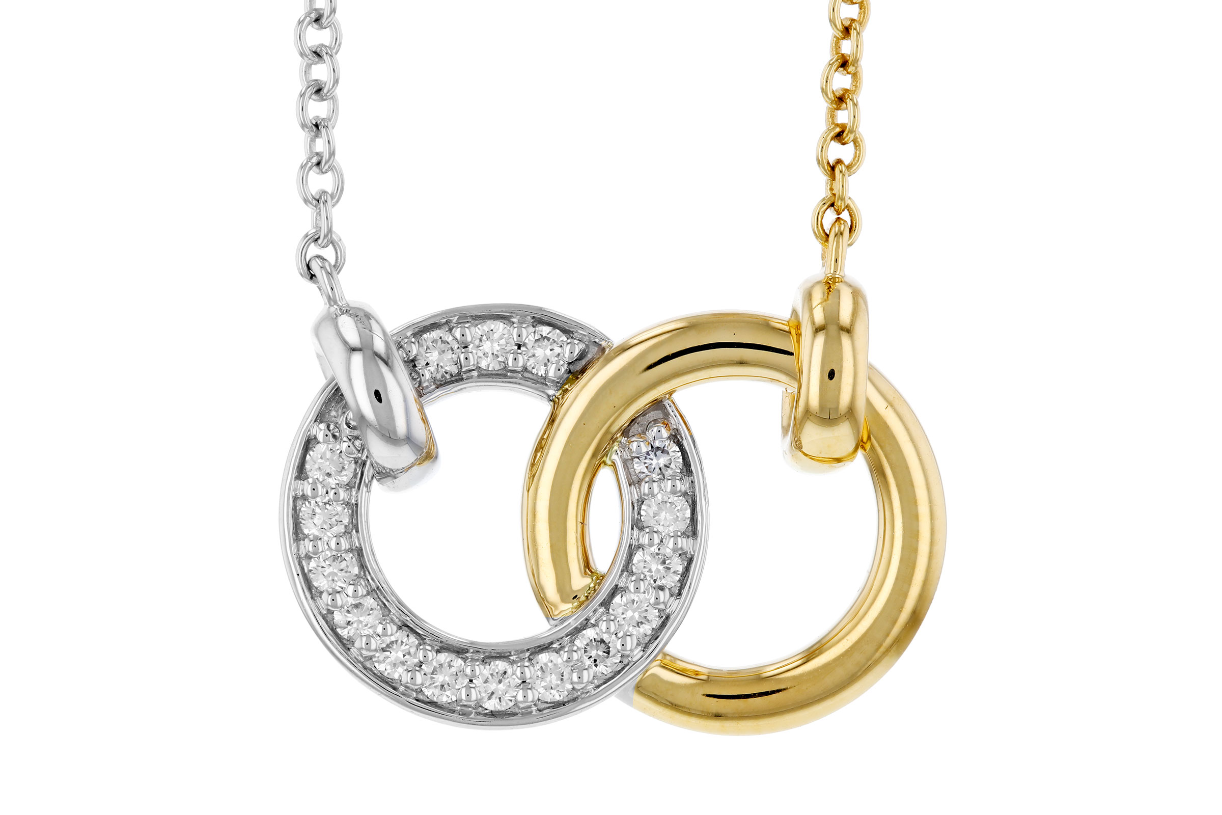 K330-65794: NECKLACE .20 TW (18")