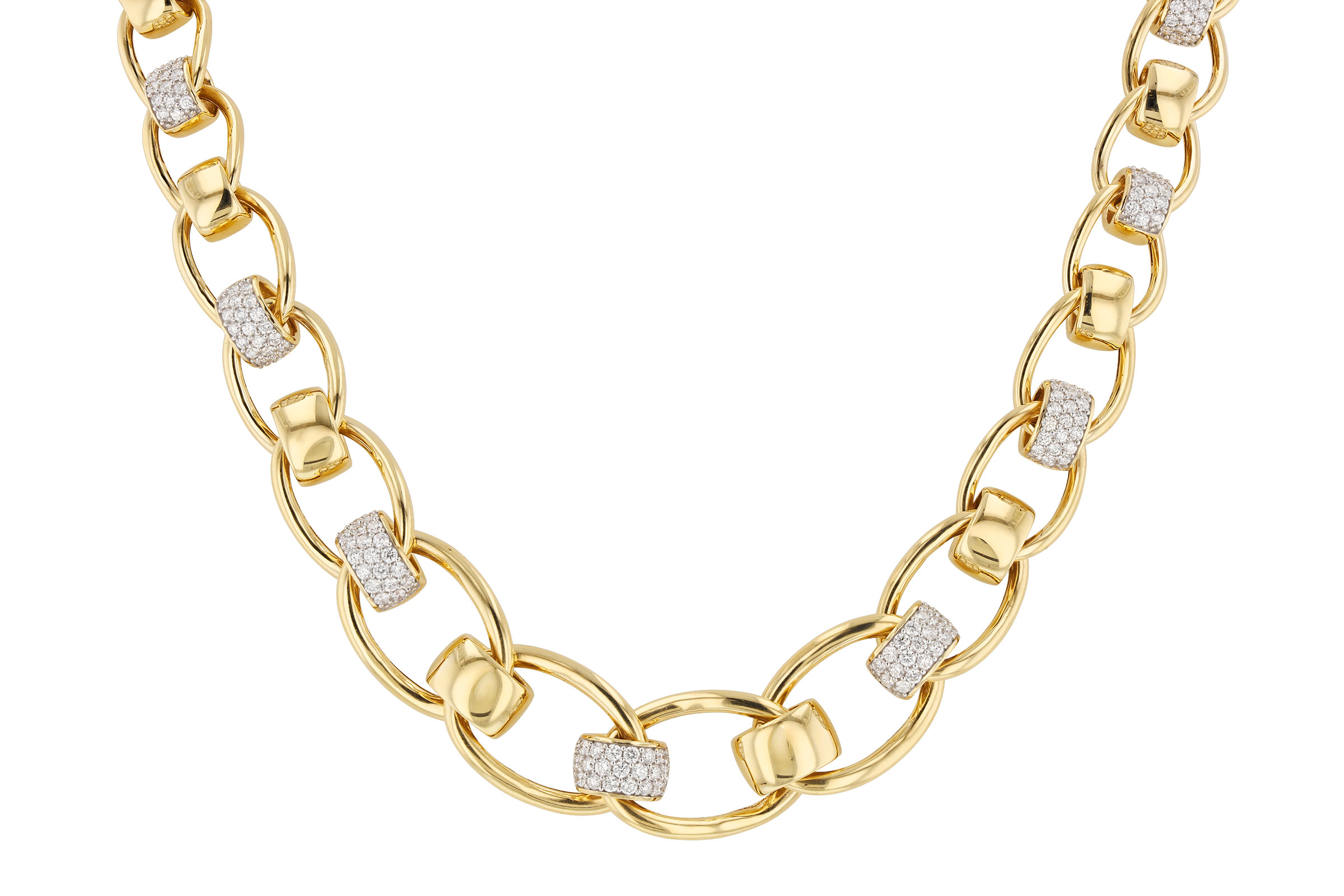 K330-65803: NECKLACE 2.00 TW (17")