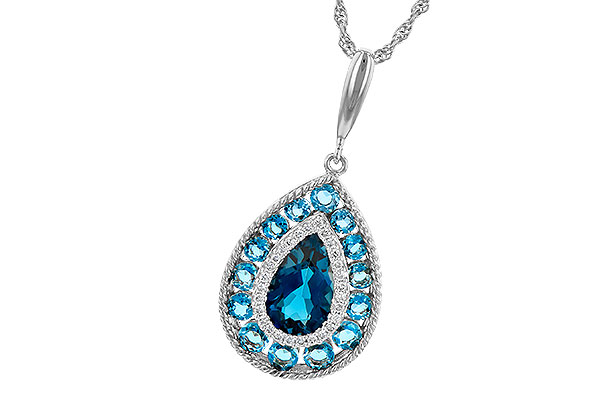 L245-22158: NECK 2.55 TW BLUE TOPAZ 2.65 TGW