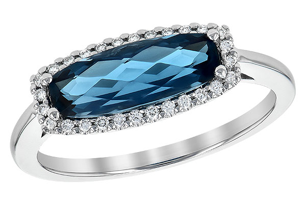 L245-23076: LDS RG 1.79 LONDON BLUE TOPAZ 1.90 TGW